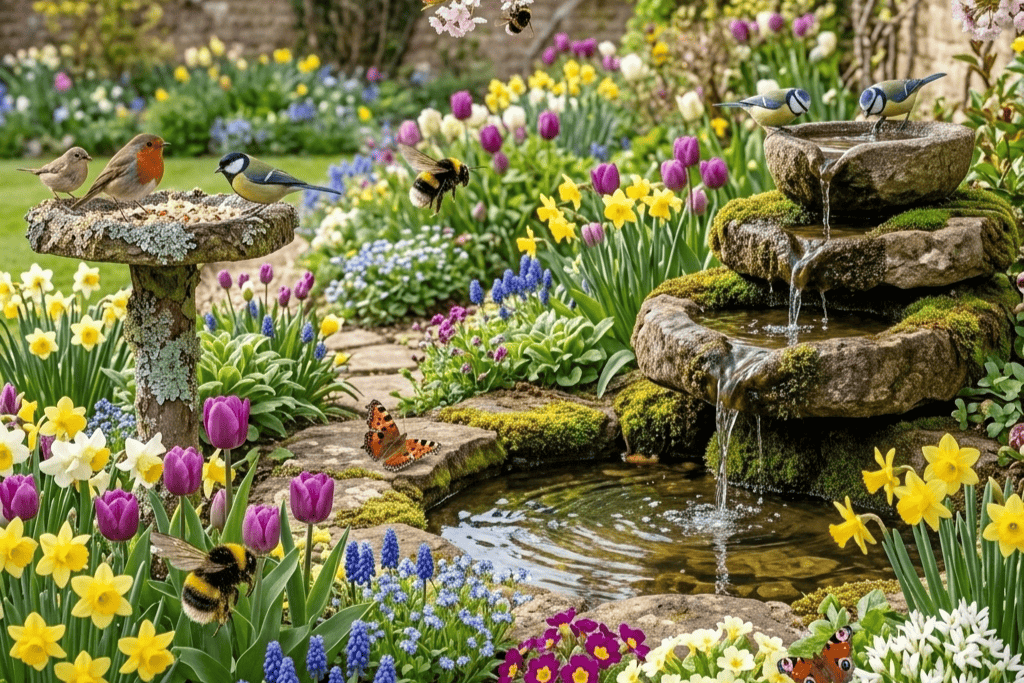 Spring Landscape With Insects Creating Wildlife-Friendly Landscapes: Encouraging Pollinators and ...